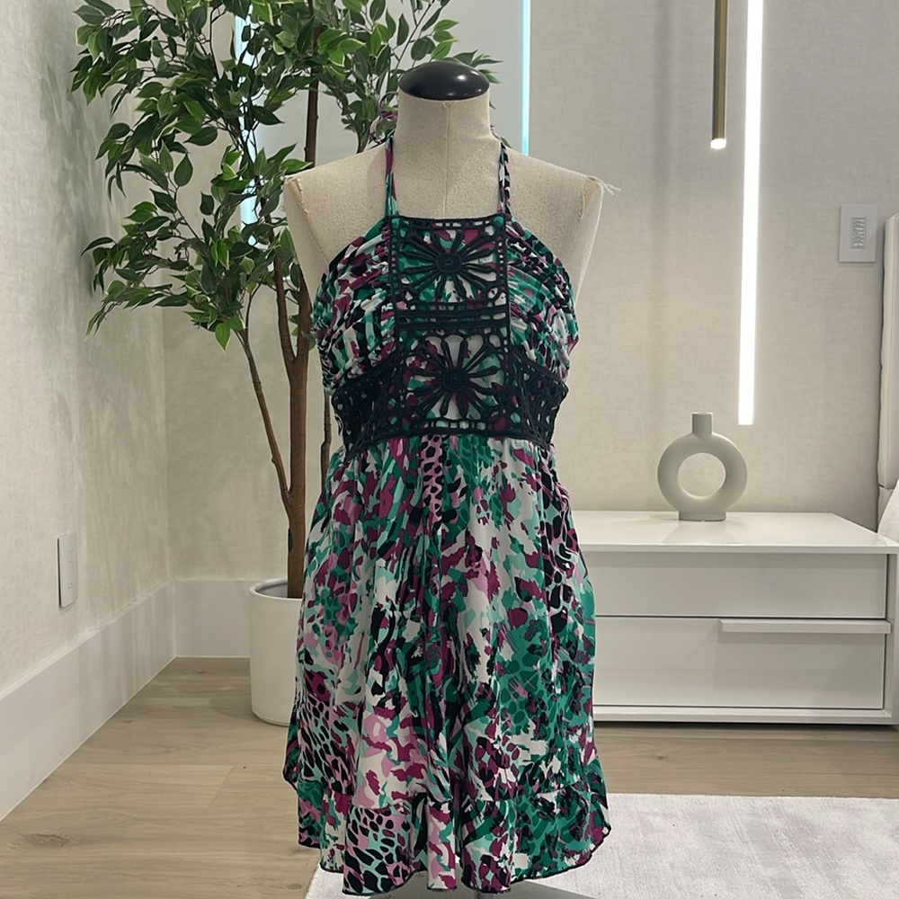 Susie Rose Colorful Stamp Dress